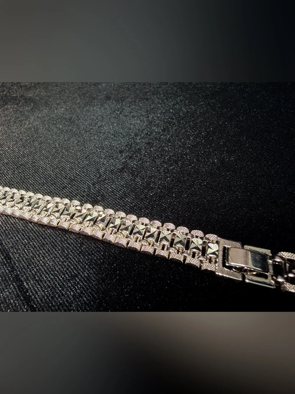 Rollie Link 7-8in 12MM Bracelet WG Finish Brand New